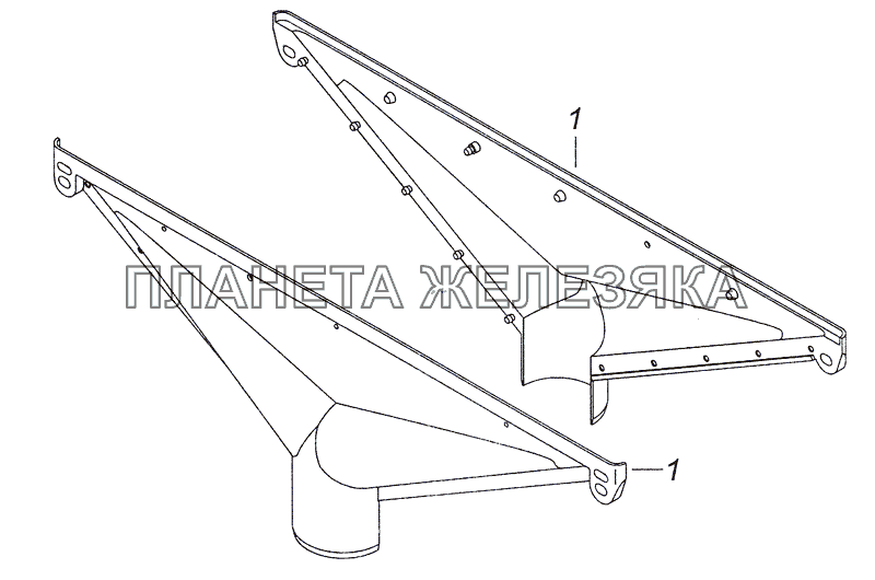 5320-8102030 Сопло обдува ветрового стекла КамАЗ-4308 (2008)